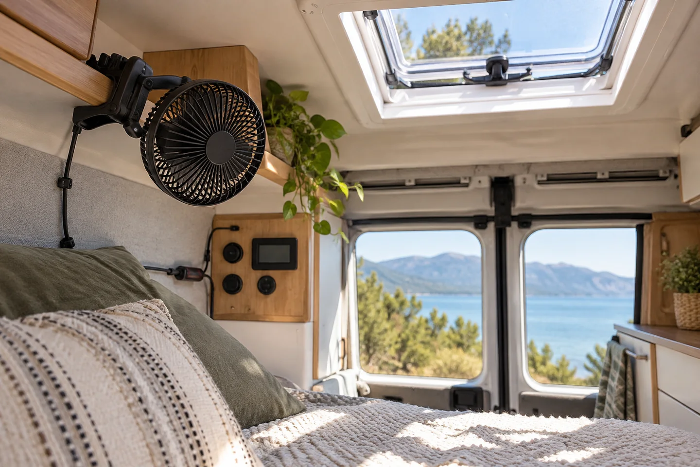 Ventilador de 12 V en camper: consumo y autonomía